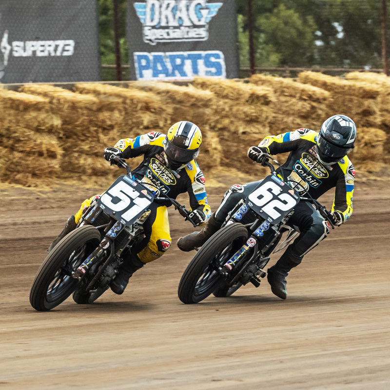Dan Bromley and Cole Zabala worked together to podium at the 2022 Springfield Mile