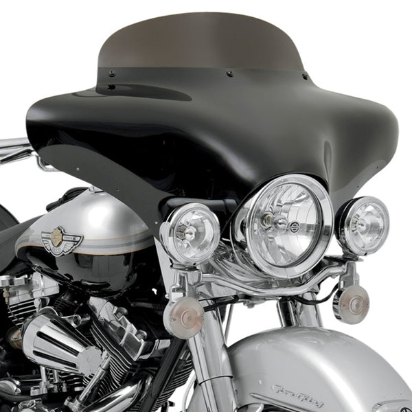 Parabrisas Memphis Shades Fats 21 Claro - Universal, 53.5 Cm, Estilo Americano Tradicional
