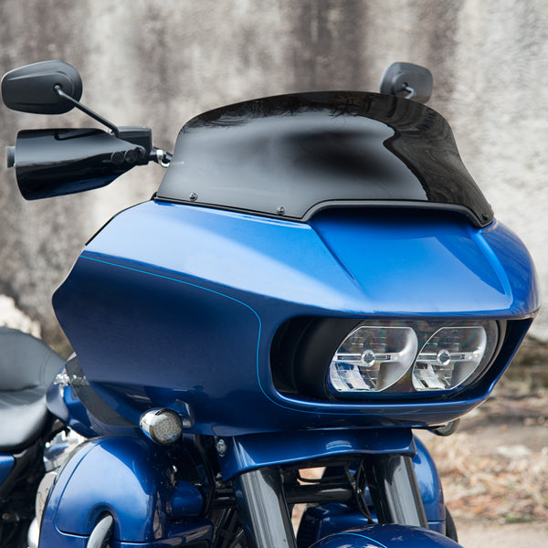 thumbnail image 2 of HDBUBALUS 4” Front Windshield For Harley Touring Road Glide (2015-2023) - Black, Scratch-Resistant 2 of 3