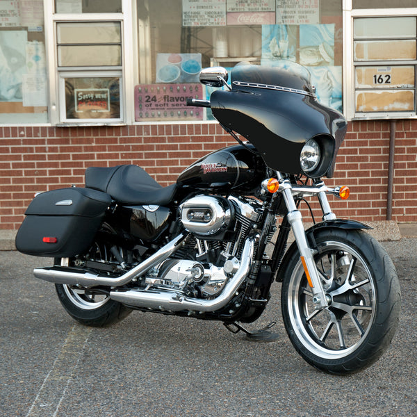 USA-BIKER Batwing Fairing Windshield For Harley Sportster 883 XL – ABS Painted Cruiser