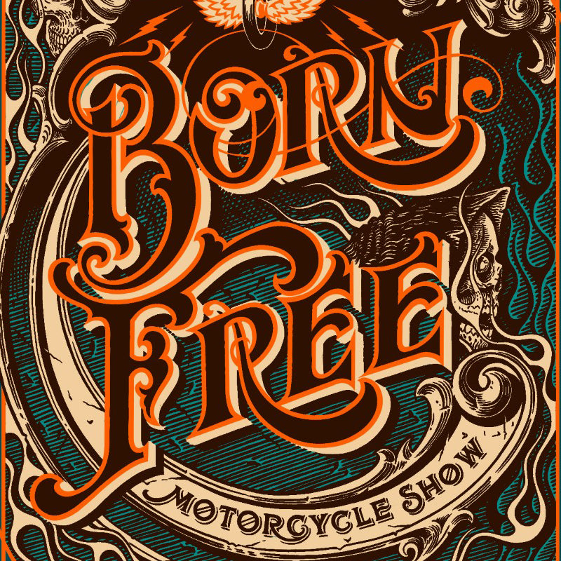 Memphis Shades at the Born Free Motorcycle Show 2021