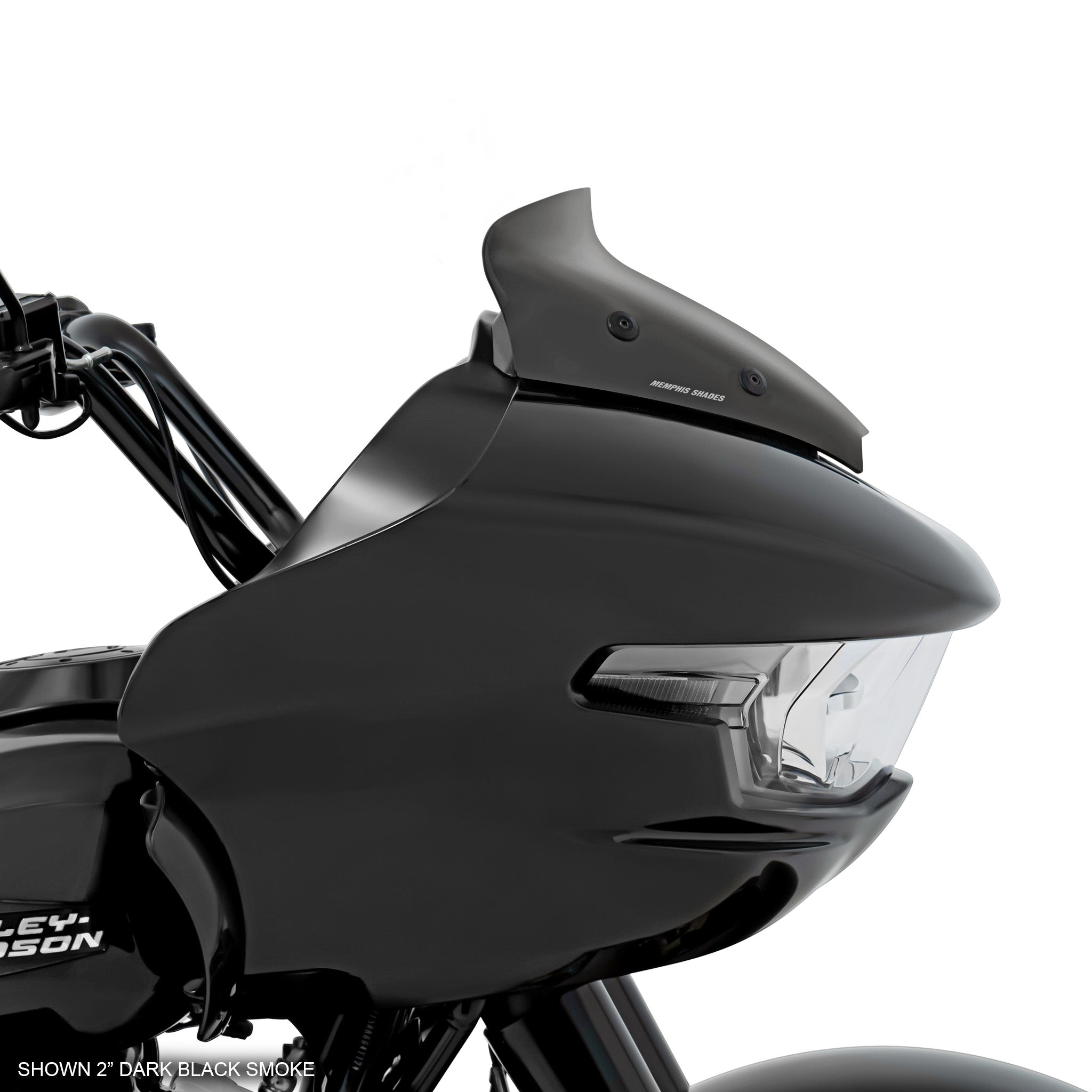 2" Spoiler Windshield on 2024 Road Glide