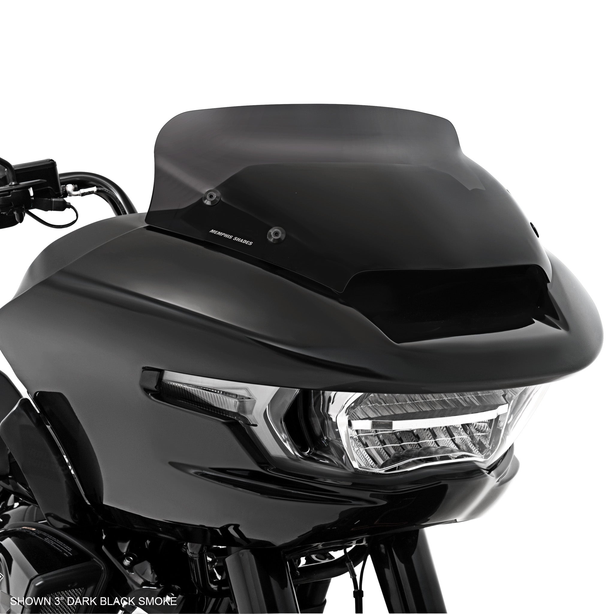 3" Spoiler Windshield on 2024 Road Glide