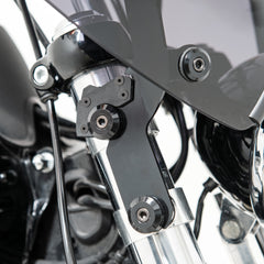 Black Trigger-Lock Mounting hardware on a FXDB