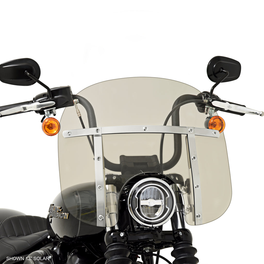 Memphis Fats windshield for 2018 - 2025 HD FXBB Softail Street Bob.