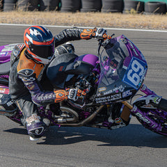 BRL Race Bubble Windshield on 69 BRL Race Road Glide