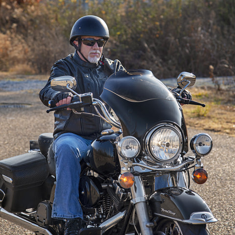 Memphis Shades Road Warrior Fairing - 19" Wide, Gloss Black, For Motorcycles (Mounting Kit Sold Separately) - View #12