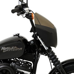 Side profile  of Cafe Fairing on 2018 Harley Davidson FXBB Softail Street Bob