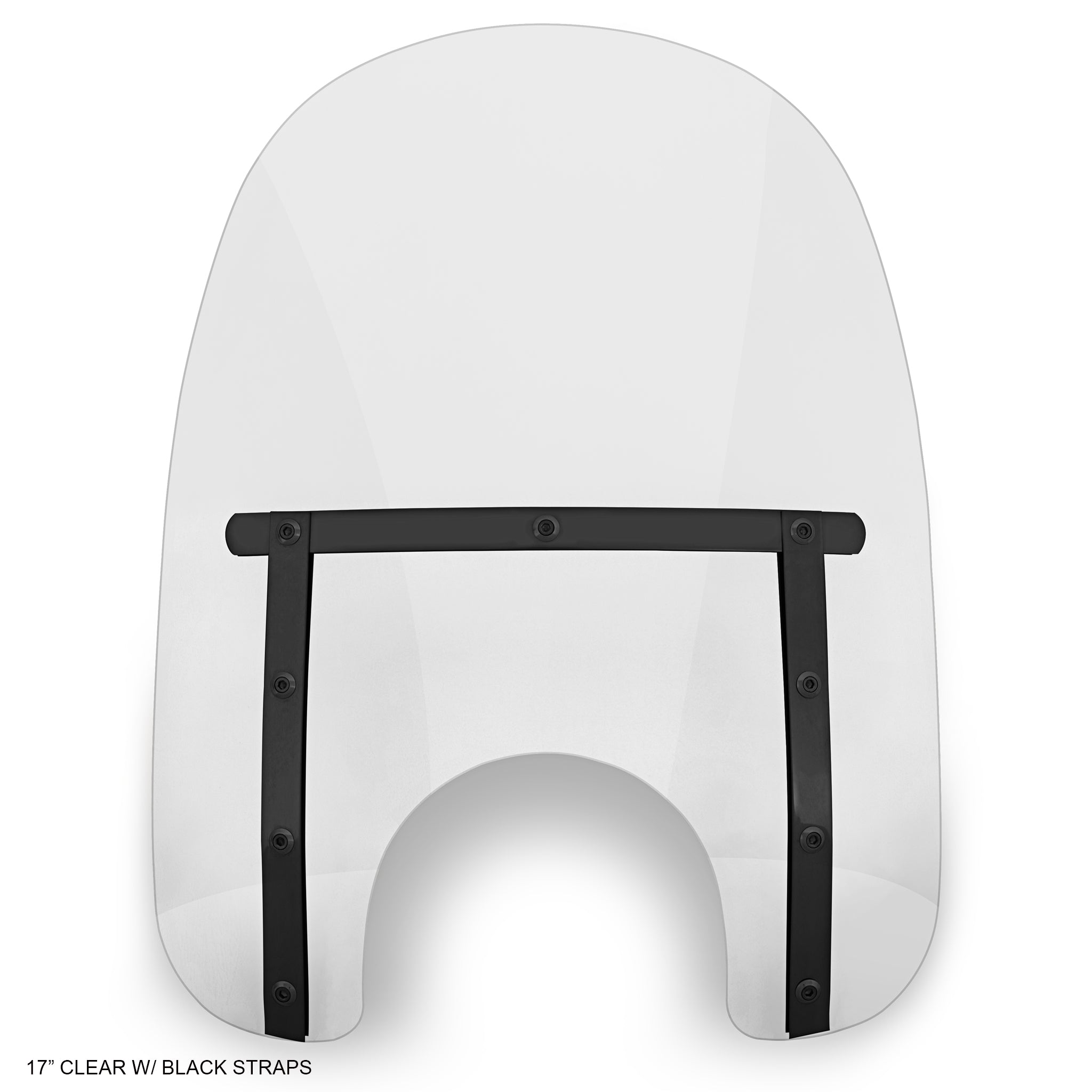 17" Memphis Slim - Clear with Black Straps