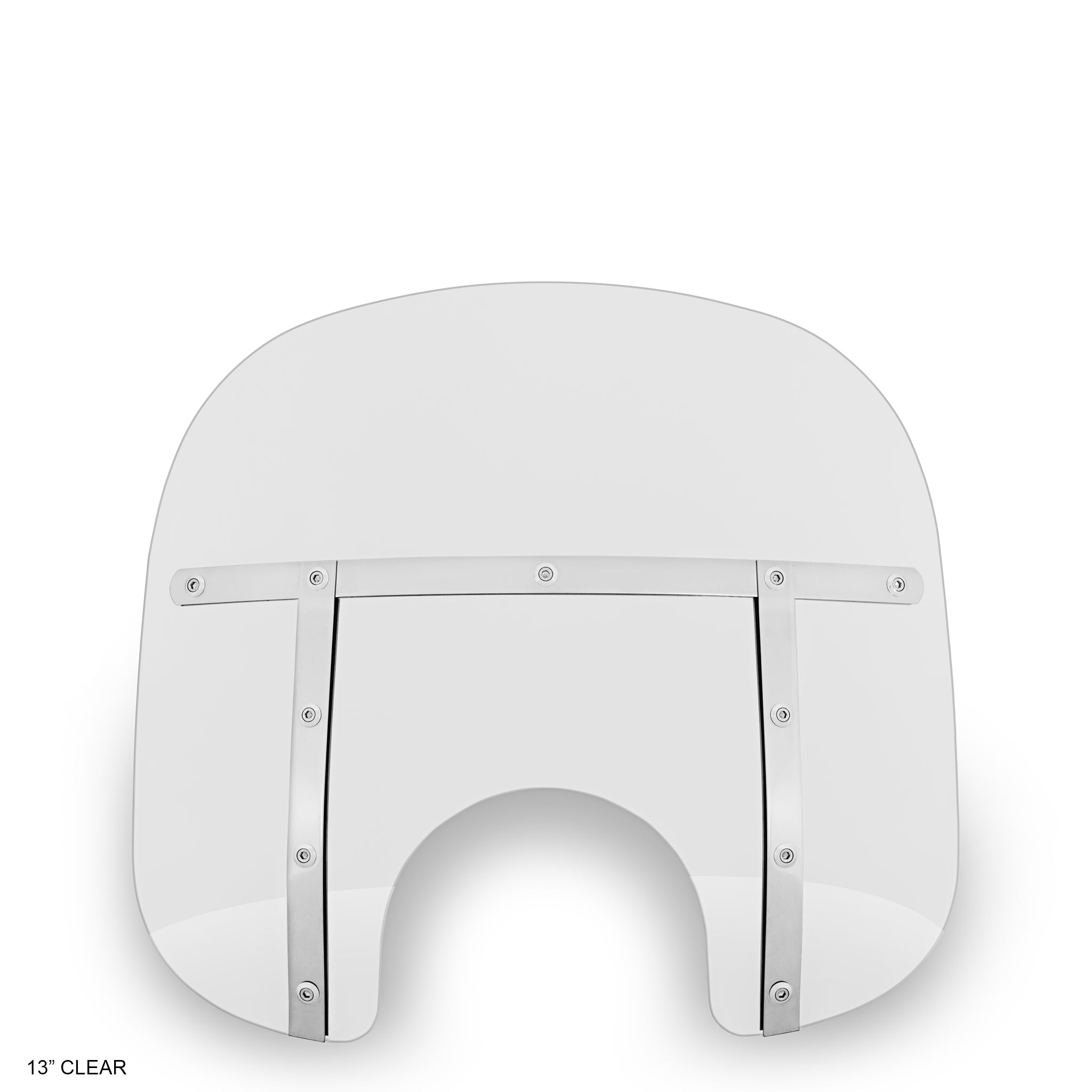 13" Memphis Fats Clear Windshield - 7" Headlight Opening