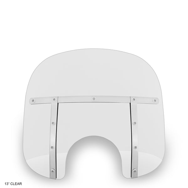 13" Memphis Fats Clear Windshield - 7" Headlight Opening