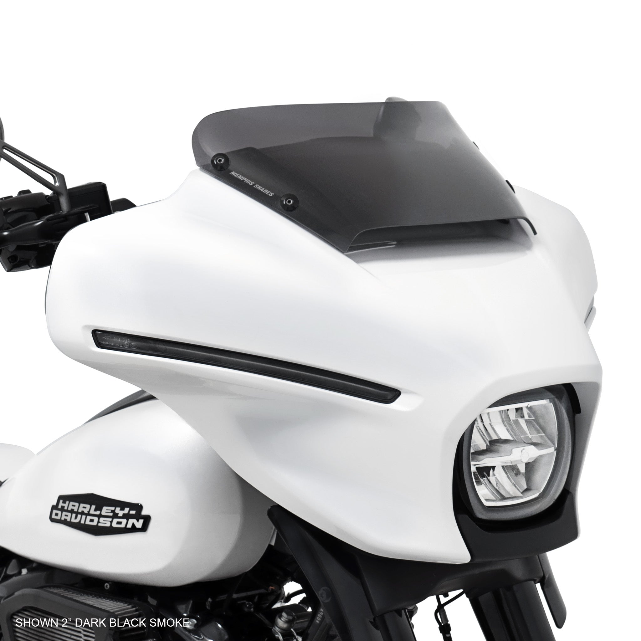 2" Spoiler Windshield on 2025 FLHX Street Glide