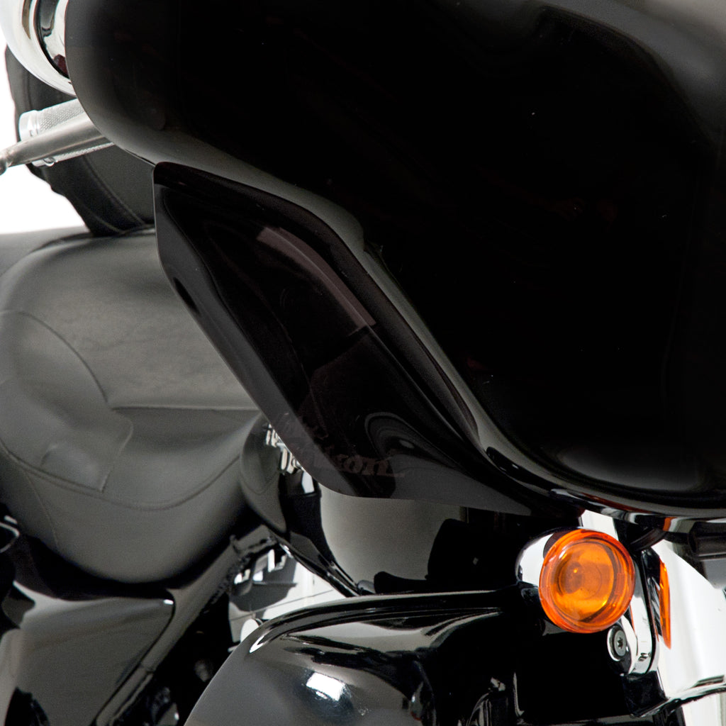 HDBUBALUS Voorvork Mount Wind Deflectors Compatibel met Harley Electra Glide Road King Street Glide 1995-2020 (Kleur: Zwart HDBUBALUS Voorvork Mount Wind Deflectors Compatibel met Harley Electra Glide Road King Street Glide 1995-2020 (Kleur: Zwart