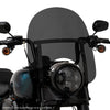 15" Dark Black Smoke Memphis Slim Windshield on a 2018 Harley-Davidson FLHRXS Road King Special