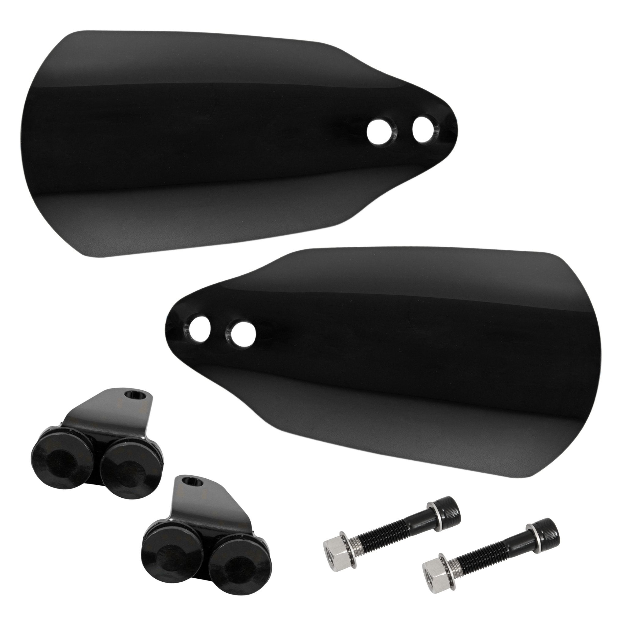 thumbnail image 2 of Memphis Shades MEB7221 Black Opaque Hand Guards For Motorcycles 2 of 14