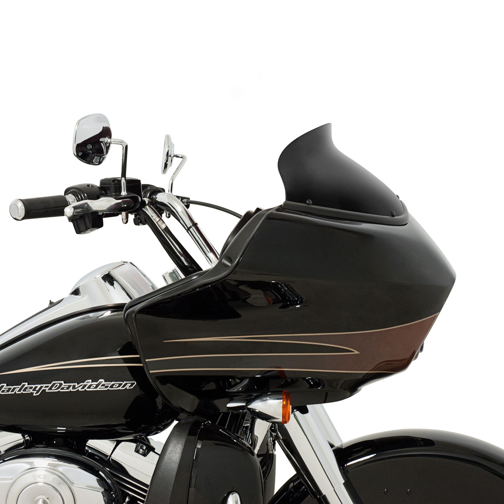 9.5" Windshield Windscreen With Black Trim – For Harley Road Glide FLTR 2004-2013