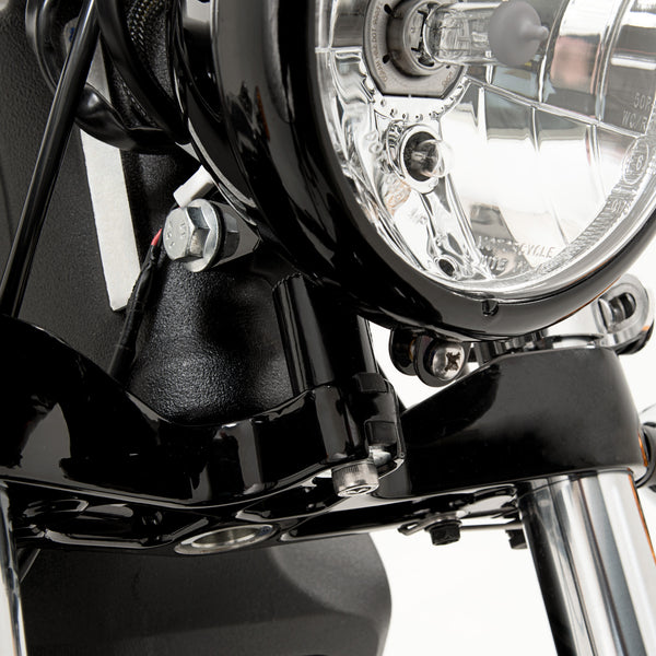 Headlight riser block for Indian Scout Batwing
