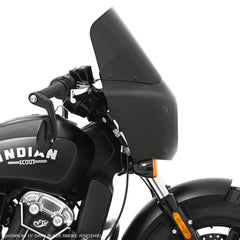 Side profile of 2018 Indian Scout Bobber with a Road Warrior Fairing