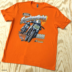 2021 Springfield Mile T-Shirt - Softstyle - Orange
