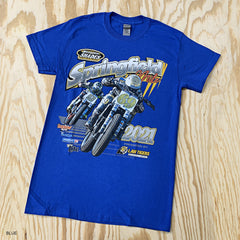 2021 Springfield Mile T-Shirt - Heavy Cotton - Blue