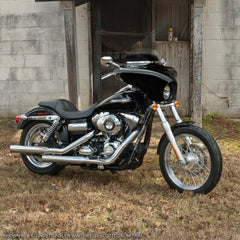 2012 Harley-Davidson FXDC Super Glide Custom with detachable Batwing Fairing.